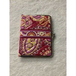 Vera Bradley Raspberry Fizz Photo Album Kisslock Closure Pink Floral Paisley
